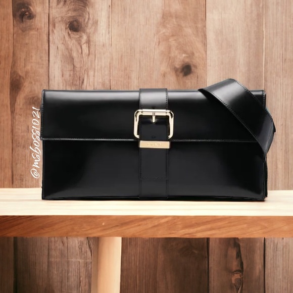 By FAR Carol Buckle Detail Leather Bag BRAND NEW W/AUTHENTICITY CARD & DUST BAG - Picture 4 of 7